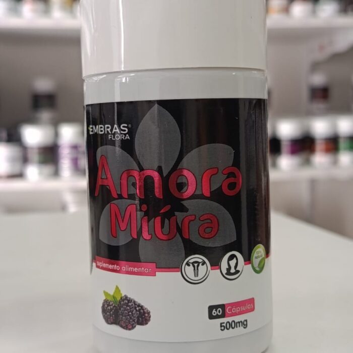 AMORA MIÚRA 500MG 60CPS EMBRAS FLORA