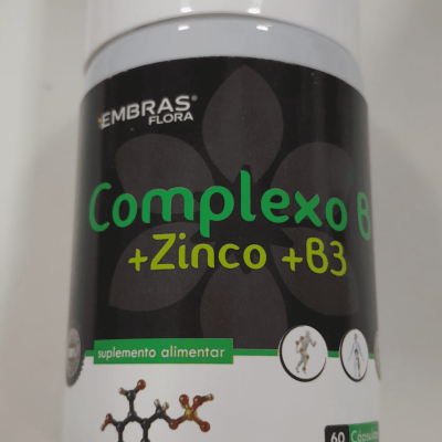 COMPLEXO B + ZINCO E B3 500 ML 60 CPS EMBRAS FLORA