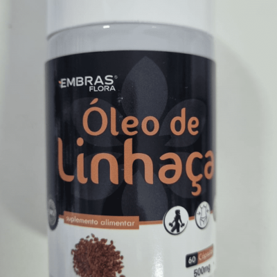 OLEO DE LINHACA 500 MG 60 CPS EMBRASFLORA.