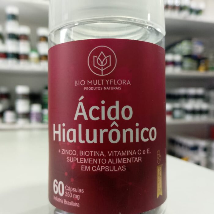 ÁCIDO HIALURÔNICO 500MG 60CPS BIO MULTYFLORA