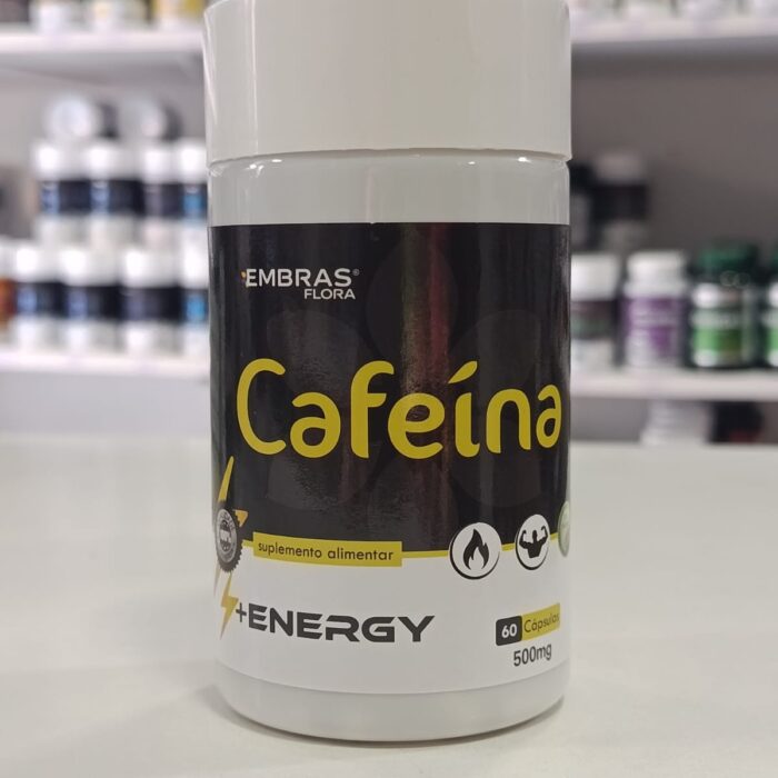 CAFEÍNA 500 MG 60 CPS EMBRAS FLORA