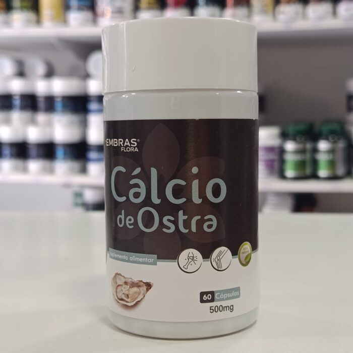 CÁLCIO DE OSTRAS 500 MG 60 CPS EMBRAS FLORA